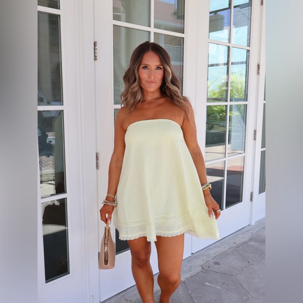 Spring Strapless Sundress